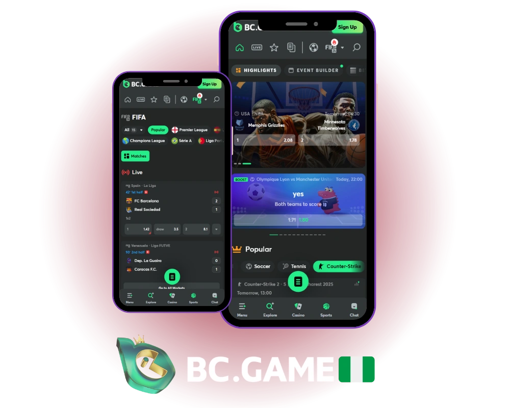 Tennis Predictions on BC Game