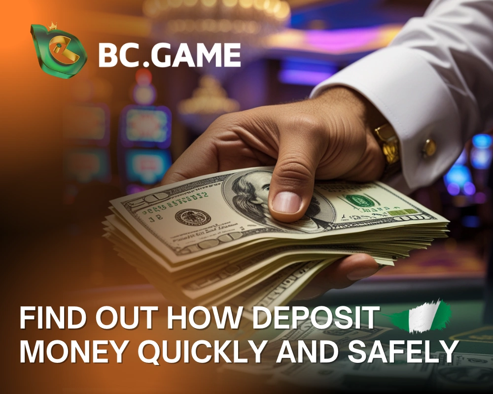 BC Game deposit Time and Fees